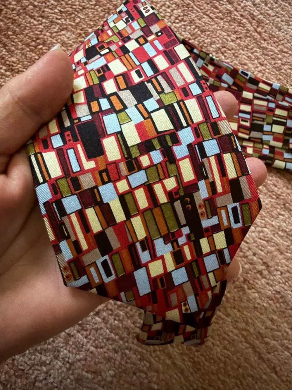 Boxelder Gustav Klimt The Kiss Silk Hand made Necktie Multicolor Art NWT